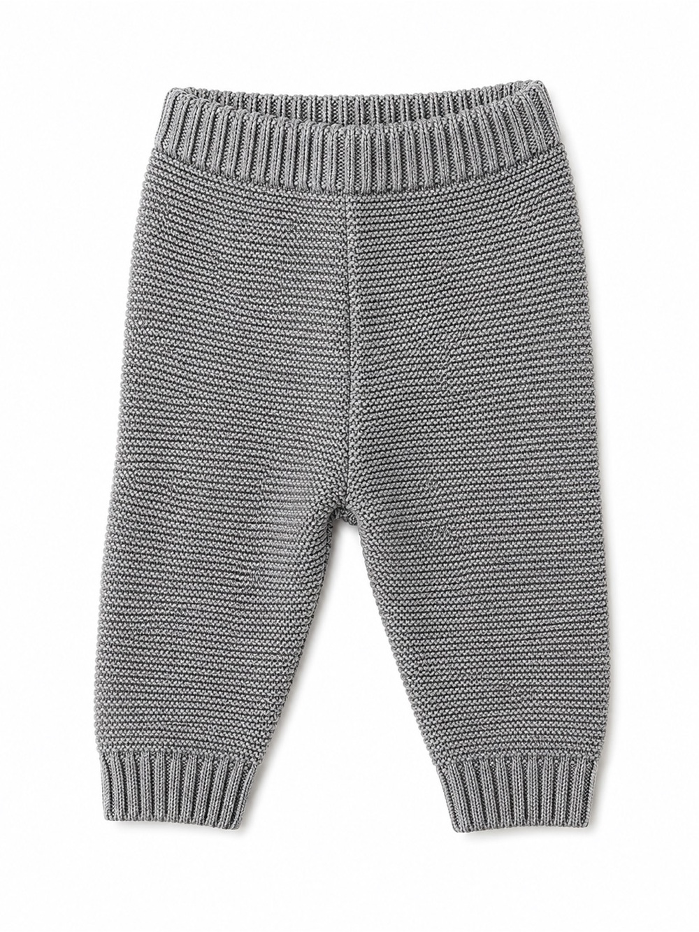 Rene Rofe Gray Ribbed Knit Baby Pants